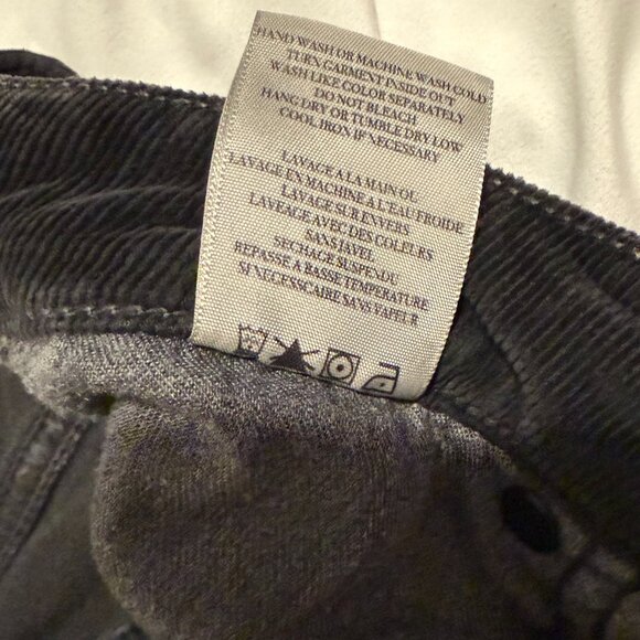 VINCE Dark Gray Corduroy Pants Size 26 - Picture 5 of 5